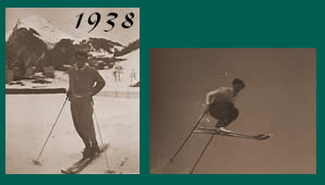 ski en 1938 à Morzine